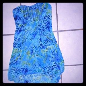 Snake print dress